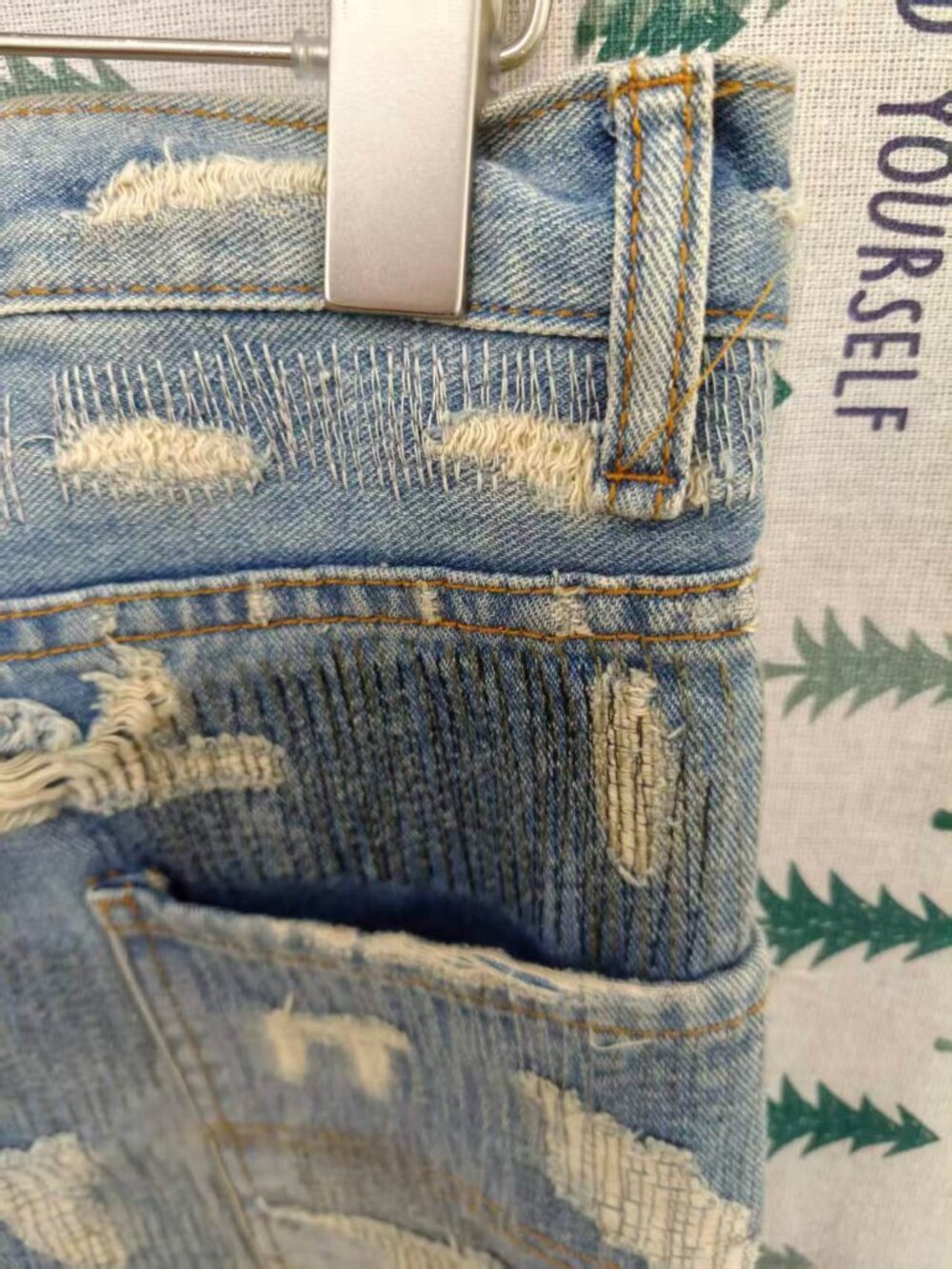 Undercover For Rebels Distressed Jeans, Light Blue - Picture 8 of 8